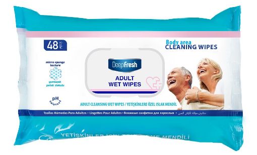 DEEP FRESH YETİŞKİN TEMİZLEME MENDİL 48'Lİ KAPAK resmi