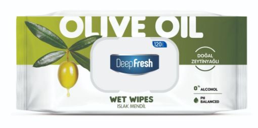 DEEP FRESH NATUREL ZEYTİNYAĞLI ISLAK MENDİL 120'Lİ resmi