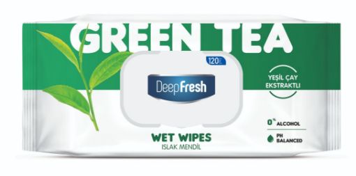 DEEP FRESH NATUREL YEŞİLÇAY ISLAK MENDİL 120'Lİ resmi