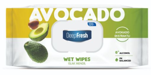 DEEP FRESH NATUREL AVOKADO ISLAK MENDİL 120'Lİ resmi