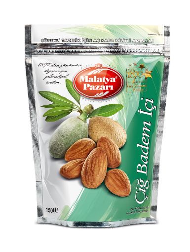 MALATYA PAZARI ÇİĞ BADEM İÇİ 150 GR resmi