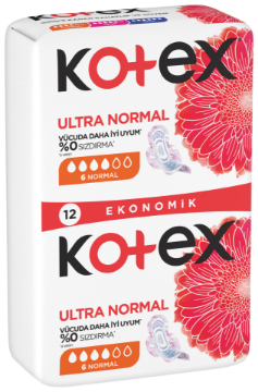 KOTEX ULTRA DOUBLE NORMAL (12x56) resmi