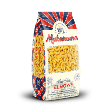 Makaroma Tırtıksız Elbow Makarna 500 GR resmi