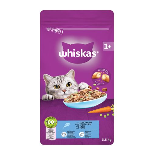 WHİSKAS TON BALIKLI KURU MAMA   3.8KG*3 resmi