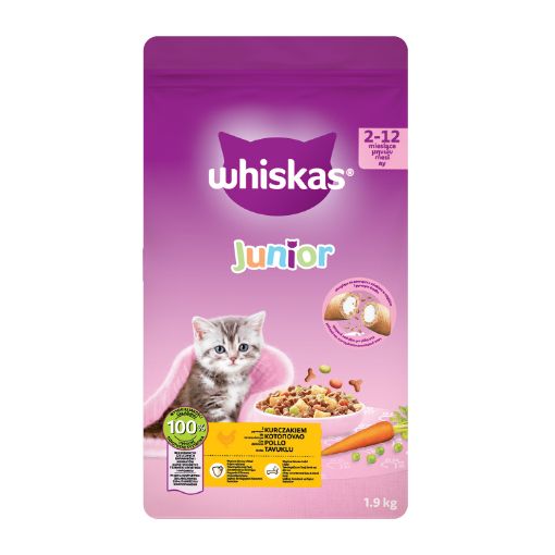 WHİSKAS YAVRU TAVUKLU KURU MAMA 1.9KG*6 resmi