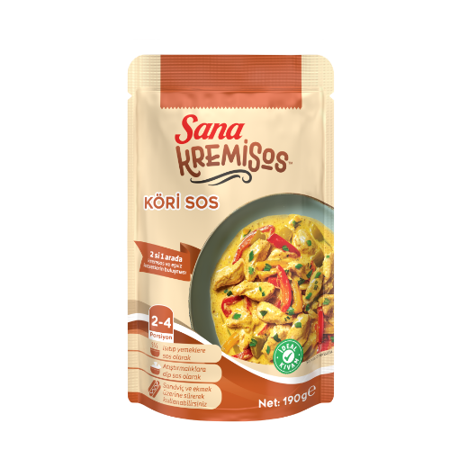 SANA KREMISOS CURRY 8 x 190 GR resmi